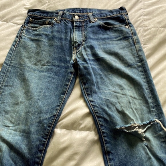 Levi’s 513 Men’s Slim Straight Medium Wash Jeans, Size 33x32 - Picture 6 of 15